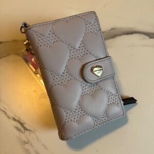 Betsey Johnson lavender bifold wallet
